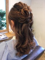 小さな美容室 ハナ(hana)&nbsp;アップｓｔｙｌｅ(ハーフアップ)♪
