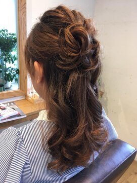 小さな美容室 ハナ(hana) アップstyle(ハーフアップ)♪