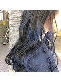 ブルーブラックxインナーネイビー