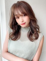 AFLOAT 晃輔 20代30代40代大人可愛いゆるふわパーマ　流し前髪