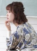 【AUBE HAIR】編み込み_ハーフアップ