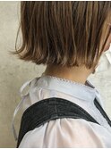 ボブ 外ハネボブ ハイライト