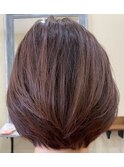 ひし形シルエット大人ボブ