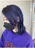 セット簡単ウルフネイビーパープル#バイカラー#恒吉