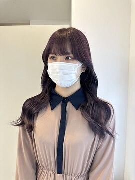 アルーシェウィズスカイ 原宿(Alushe with Sky) ラベンダーピンク/カシスピンク/ダブルカラー/ケアブリーチ