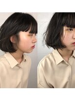 キジ(KIJI) ボブナチュラルパーマスタイル