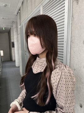 ガルボヘアー 名古屋栄店(garbo hair) #プルエクステ#ポイントエクステ#ピンク#10代#20代#名古屋