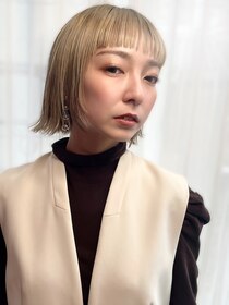 ラ ブレス 北浜プラザ(LaBless) ケアブリーチで叶えるハイトーン×ボブ