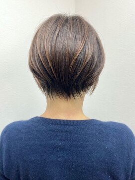 ランプ(Lamp) くびレイヤーグレーベージュニュアンスカラー白髪染め白髪ぼかし