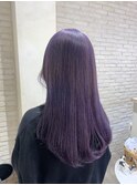 色落ちも綺麗なラベンダーパープルカラー