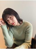 切りっぱなしボブ