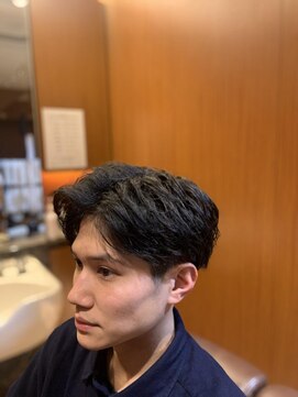 ヘアモード キクチ 銀座店 銀座 理容室 ナチュラルツーブロック