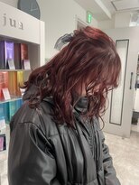 カラ ヘアーサロン(Kala Hair Salon) ゆるふわガーリー★チェリーレッド