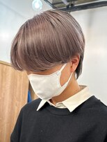 エルマーク 神戸三宮(L-MARK)&nbsp;ダブルカラーブリーチケアブリーチミルクティーリタッチシルバー