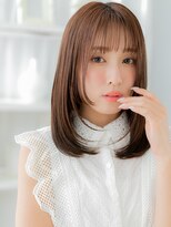 モッズヘア 越谷(mod's hair)&nbsp;シースルーバング小顔艶感ストレートレイヤーh3越谷20代30代40代