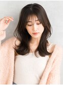 【S.BROOM　なんば】ナチュラルセミディースタイル