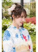 高めアップスタイル