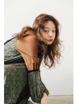 マスタード(MASTARD)&nbsp;ミニウルフデジタルパーマチェリーブラウンセミロング