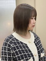 パークレーン アイス イヴェン(park lane ICI yeven)&nbsp;オリーブカラーボブミディアム20代　/akane