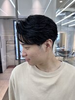 ロンドシエル 横浜(Lond ciel)&nbsp;men's/メンズ/刈り上げセンターパート/フェザーパーマ/横浜