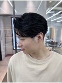 men's/メンズ/刈り上げセンターパート/フェザーパーマ/横浜