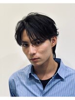 ロンドオム 池袋(Lond Homme)&nbsp;men's/メンズ/刈り上げセンターパート/フェザーパーマ/池袋