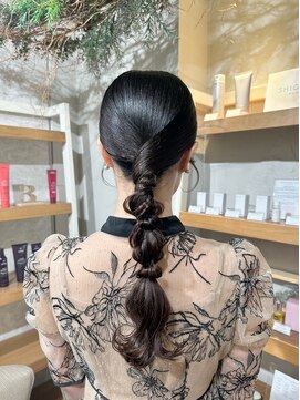 アミー 銀座(Ammy) 結婚式ヘアセット♪yu #お呼ばれヘア#ヘアセット#ヘアアレンジ