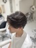 【men's限定・ナチュラルスタイルに】Cut＋ニュアンスパーマ+眉毛cut￥10750
