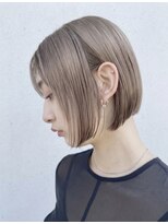 ブロッサム 東久留米店(Blossom)&nbsp;前髪なし大人ボブ×切りっぱなし小顔効果