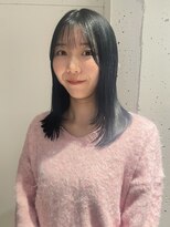 ヘアーアイストゥーレ(HAIR ICI TRE)&nbsp;ブリーチなしカラー春カラー夏カラーブルーブラック透明感カラー