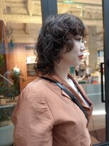 ユルクメゾンシティ 名古屋(JURK MAISON CITY) 名古屋/ミルクティーブロンド/ダークブルー/デジタルパーマ