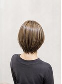 ナチュラルニュアンスショートボブ