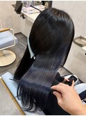 ネイビーブルー×インナーカラー