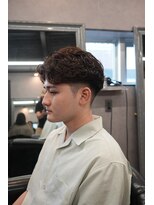 リッチブランドアンドコー 守口店(Rich Brand&Co)&nbsp;ショートハーパー メンズパーマ バーバー スペインカール