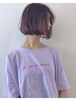 オーク 学芸大学(OAK)&nbsp;ボルドーカラー×コンパクトミニボブ★多田