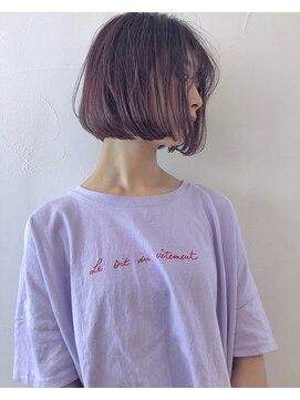 オーク 学芸大学(OAK) ボルドーカラー×コンパクトミニボブ★多田