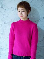 フローレント(florent)&nbsp;「シンプルなナチュラルショート」耳ちょっと見えスタイルB