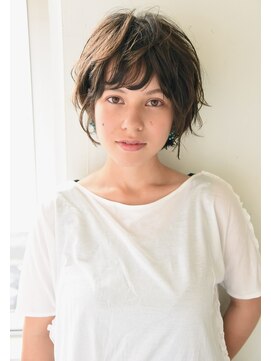 ユノ(juno) 【juno】ナチュラル★外国人風ニュアンスパーマショート