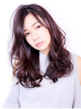 ニューヨークニューヨーク 大久保店(NYNY) バイオレットピンク×ふんわりボリュームのゆるふわセミロング