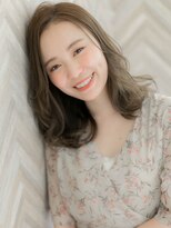 『ROMA』大人かわいいイルミナカラー巻き髪風デジタルパーマ