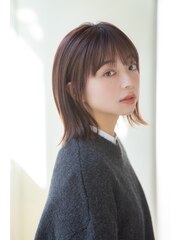 【Ｕｎａｍｉ　島田梨沙】　切りっぱなし×外はねお洒落ボブ☆