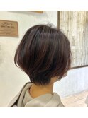 大人かわいいショートボブ
