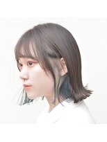 ドルセ(Dulce)&nbsp;【Dulce】ボブ×インナーカラーブルー