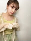 （LianTokyo 山崎）シースルー前髪×セクシーミディ