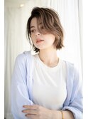 大人かわいいくびれヘアのスウィングボブルフ・担当KAYO