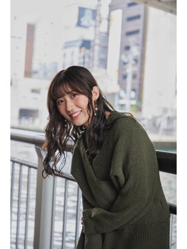 スミカ バイ マージ(Sumika. by merge) 《東住吉区/個室サロン》オリーブグレージュxミックス巻き