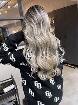 サニー 渋谷(SUNNY) バレイヤージュ、ハイライト、ココアベージュ、グレージュカラー