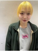 【yellow】マッシュショート_イエローカラー_ベリーショート