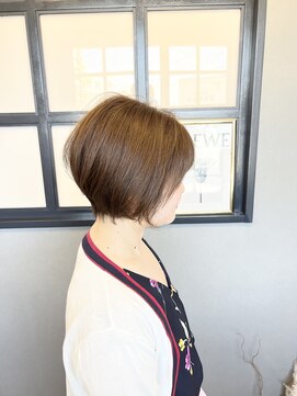 セジールへアメゾン(SAISIR HAIRMAISON) ショートボブマッシュくびれ前髪あり