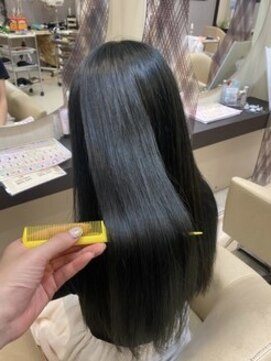 エヌアンドエー 草加店(N&A) グレーベージュ・レイヤーロング・アッシュカラー・#草加